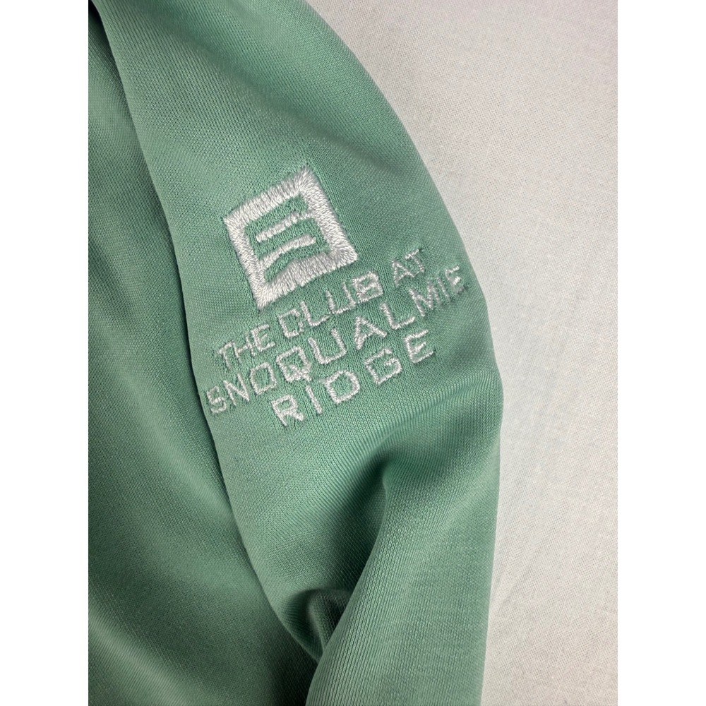 KJUS Quarter Zip Pullover Size 52L Green Snoqualmie Ridge UPF 50+ Active Top - Picture 3 of 6